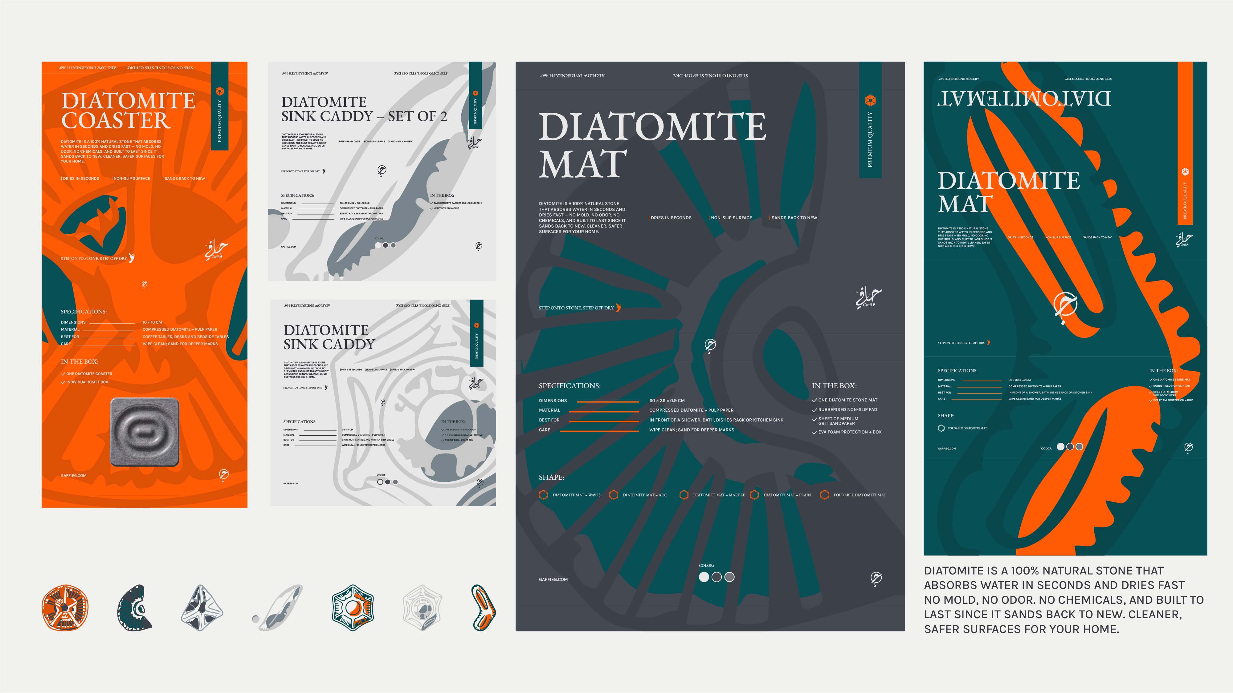 Gaffi die cut packaging